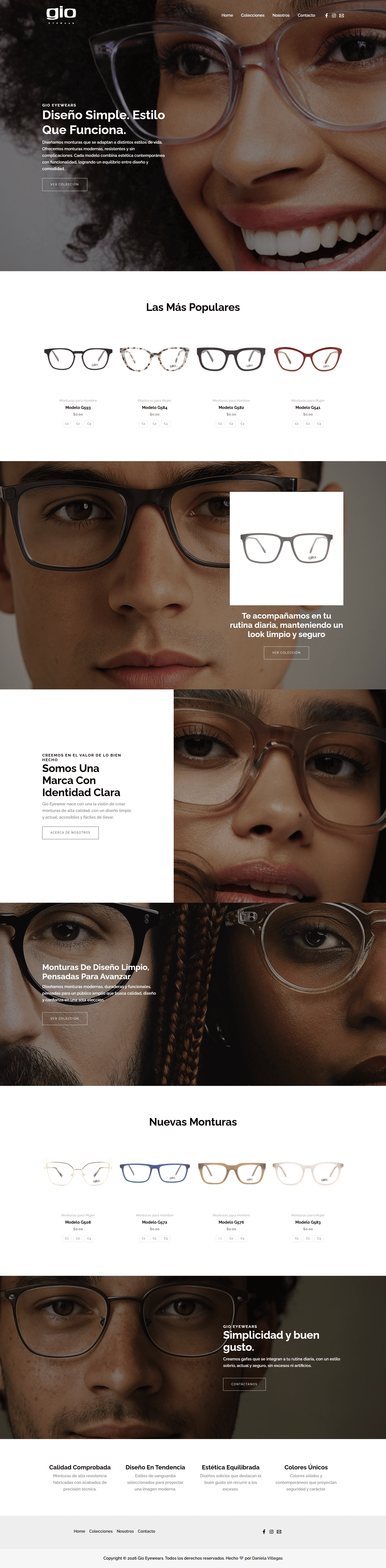 Ecommerce Gio Eyewears